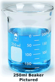 BOMEX BRAND, GRIFFIN, LOW FORM, DOUBLE SCALE BEAKERS 600ml.
